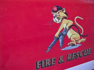 Logo on Fire and Rescue Truck