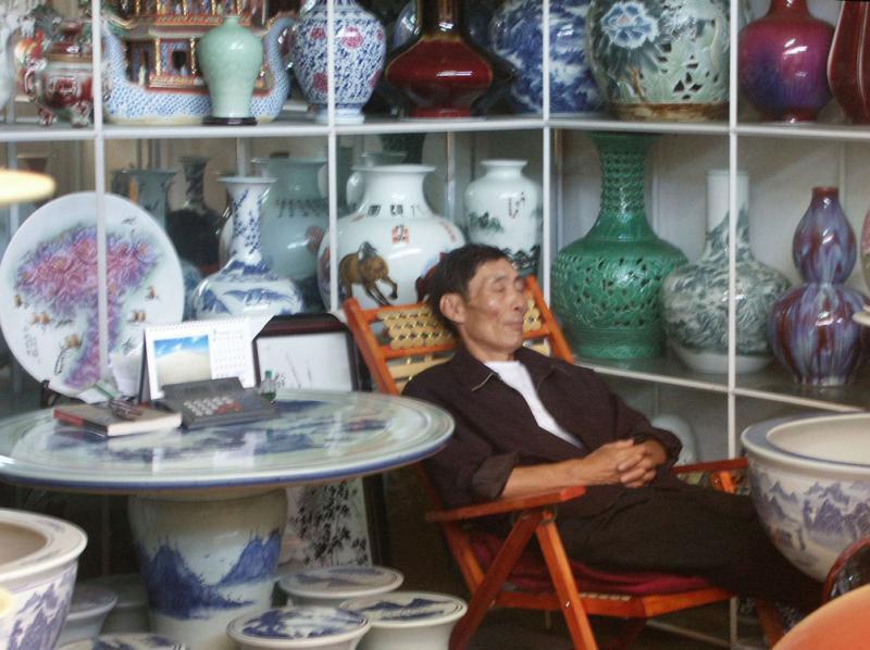 Chinese capitalism on a slow day