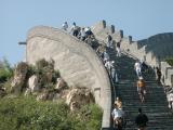 A touristy section of the Great Wall
