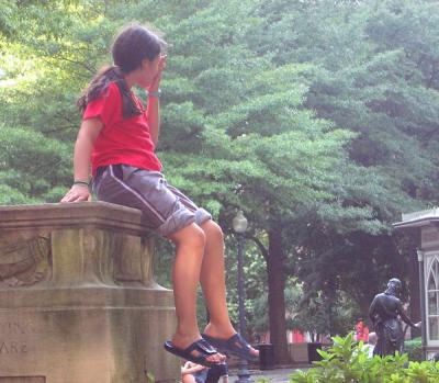 Child in The City Park