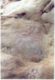 Ancient Rock painting at Callacpuma
