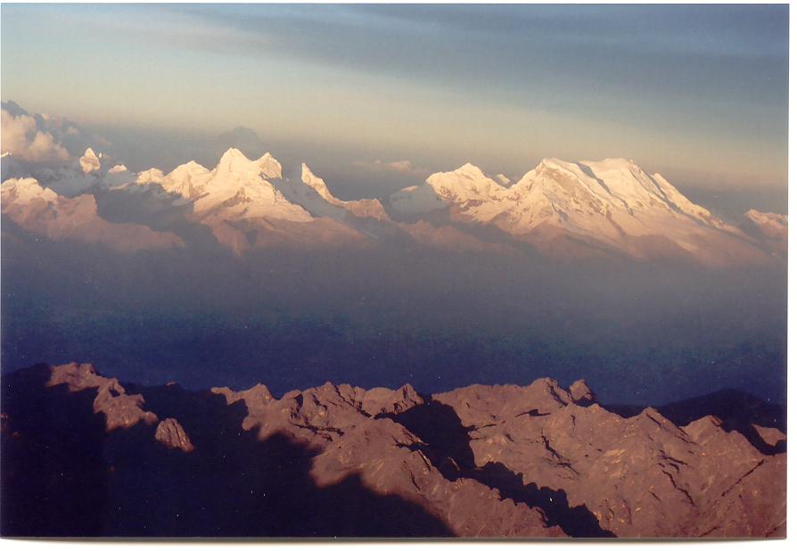 Huascaran seen from the air