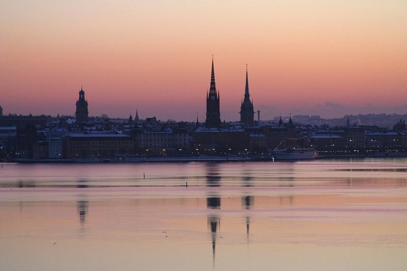 Old town before dawn