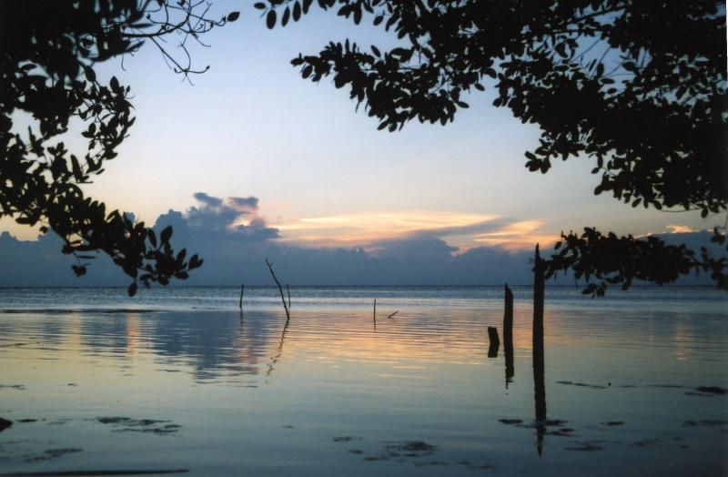 Sunset in Belize