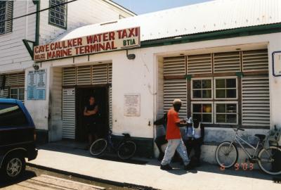 Caye Caulker water taxi terminal