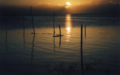 Sunset in Belize
