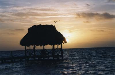 Sunrise on Caye Caulker