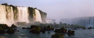 Iguassu Falls at sunset