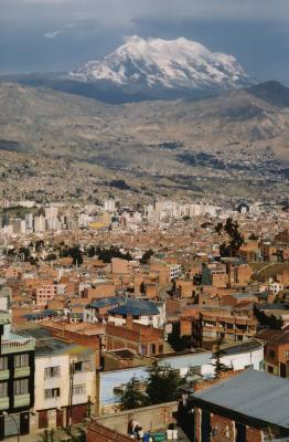 La Paz is at an altitude of 3200 meters!