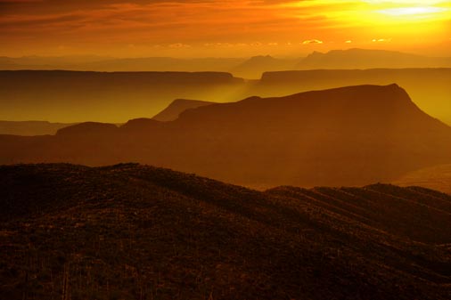 Big Bend Sunset 6571