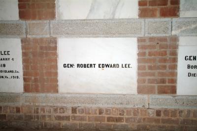 Robert E Lee's crypt