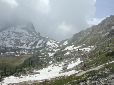 Hiking to Cinque Torri on June 24