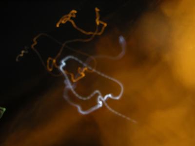 Long exposure of balloon
