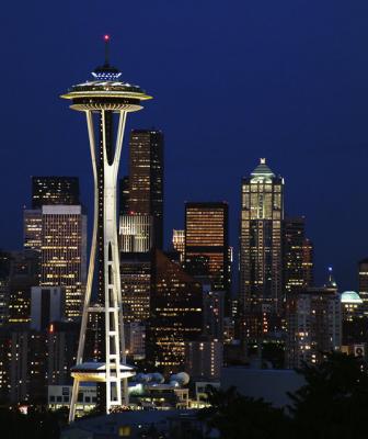 Space Needle at Nite