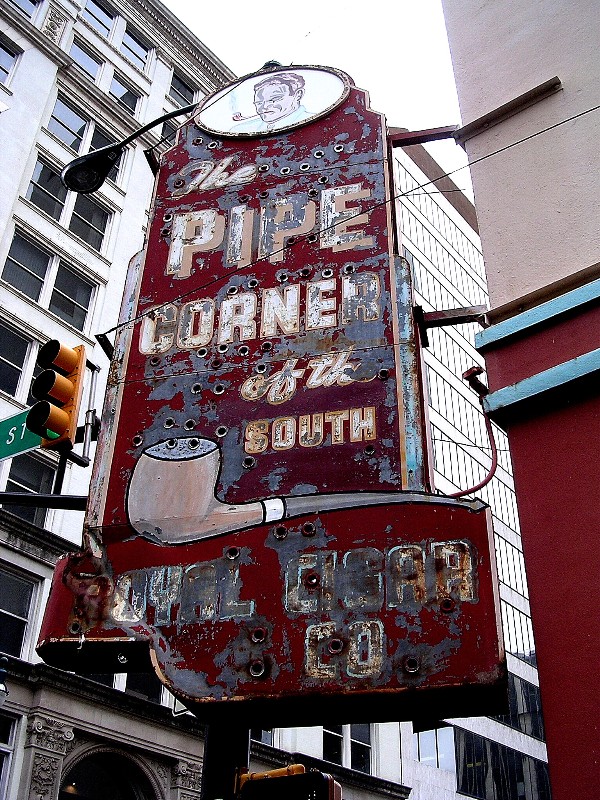 1-8-04 Royal Cigar Company Sign,  Atlanta GA