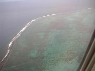 Reef from plane
