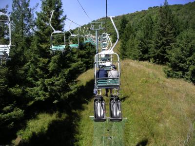 Cablecar up for another luge ride