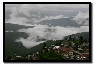 View During Monsoon, Darjeeling