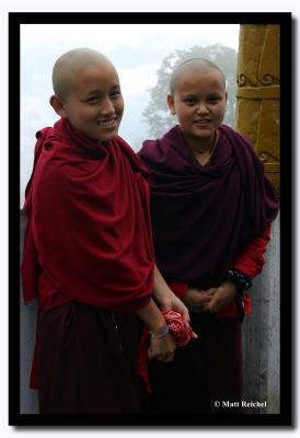 Mahayana Nuns at Ani Gompa, Gangtok
