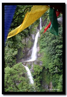 Seven Sisters Waterfall in North Sikkim