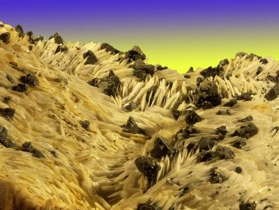 Pyrite boulders on petrified wrinkles Paul d'A