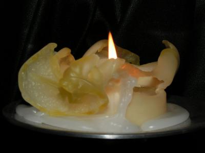 wrinkles created and illuminated by fire * lammert01