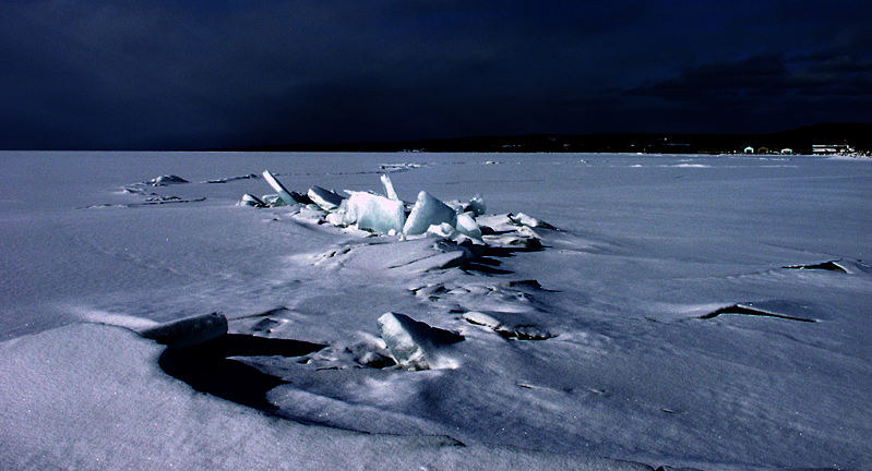 1st -  Ice Wrinkles by  Jim Rickards