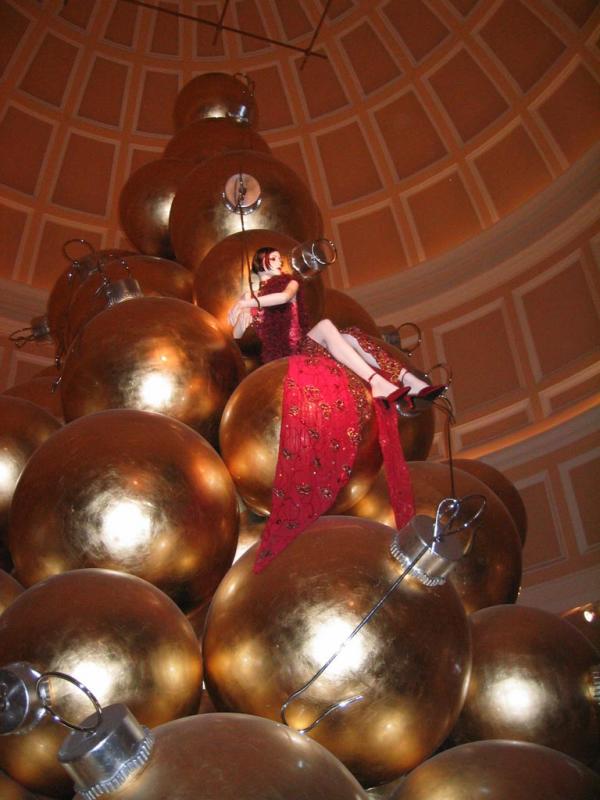 Balls.  At the Bellagio shopping mall.