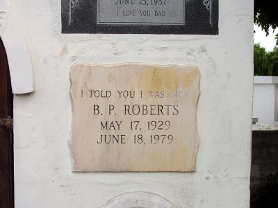Famous Tombstone at Key West Cemetery