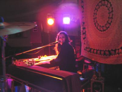 New Years 2003 Heather on keys