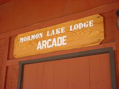 Mormon Lake  Lodge Arcade 