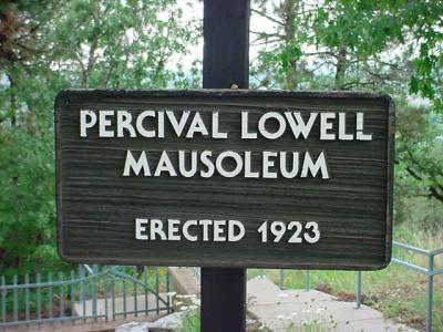 Percival LowellMausoleumErected 1923