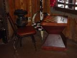 checkers in the lodge