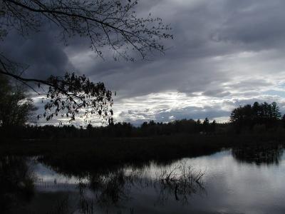 Clouds over Spectacle Pond by:Michael Meissner