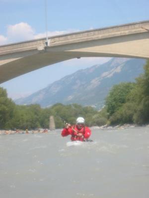 Ponte della statale a Embrun - dopo un km c'e' il lago