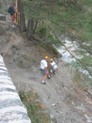 partenza della via ferrata delle golette.JPG