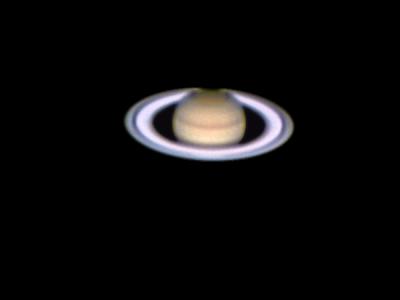 Saturn, combined both images of Registax and K3CCD
