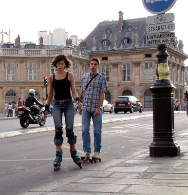 Cool Paris couple