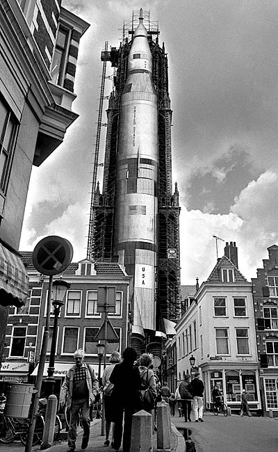 Space craft in the Dutch town of Utrecht