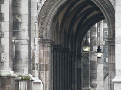 The Parliament, north side archway.