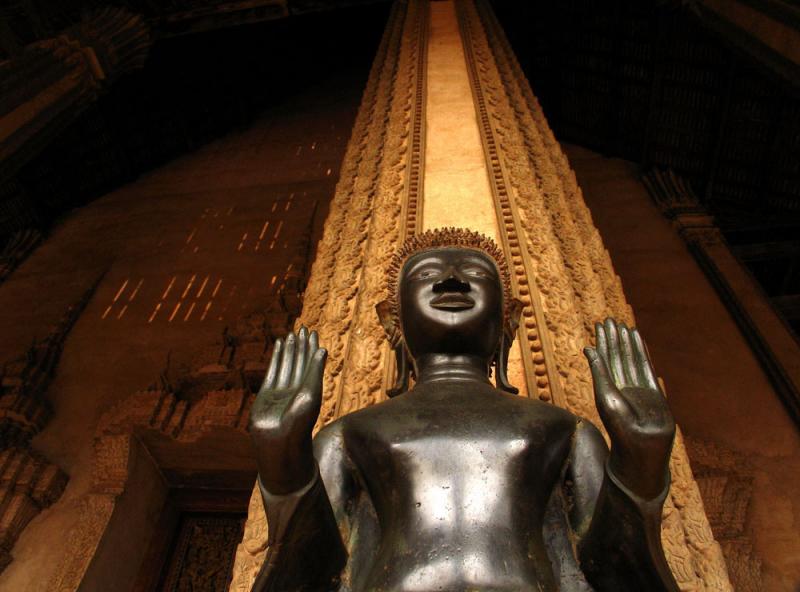 Buddha Image, Vientiane, Laos, 2005