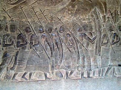 l'arme de Suryavarman II ( les mercenaires)