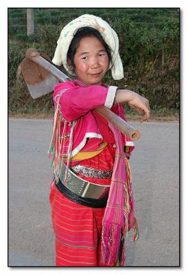 Silver Palaung Woman - End of a long day