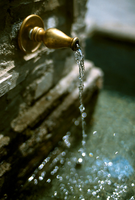 Fountain In Southern Spanish Village