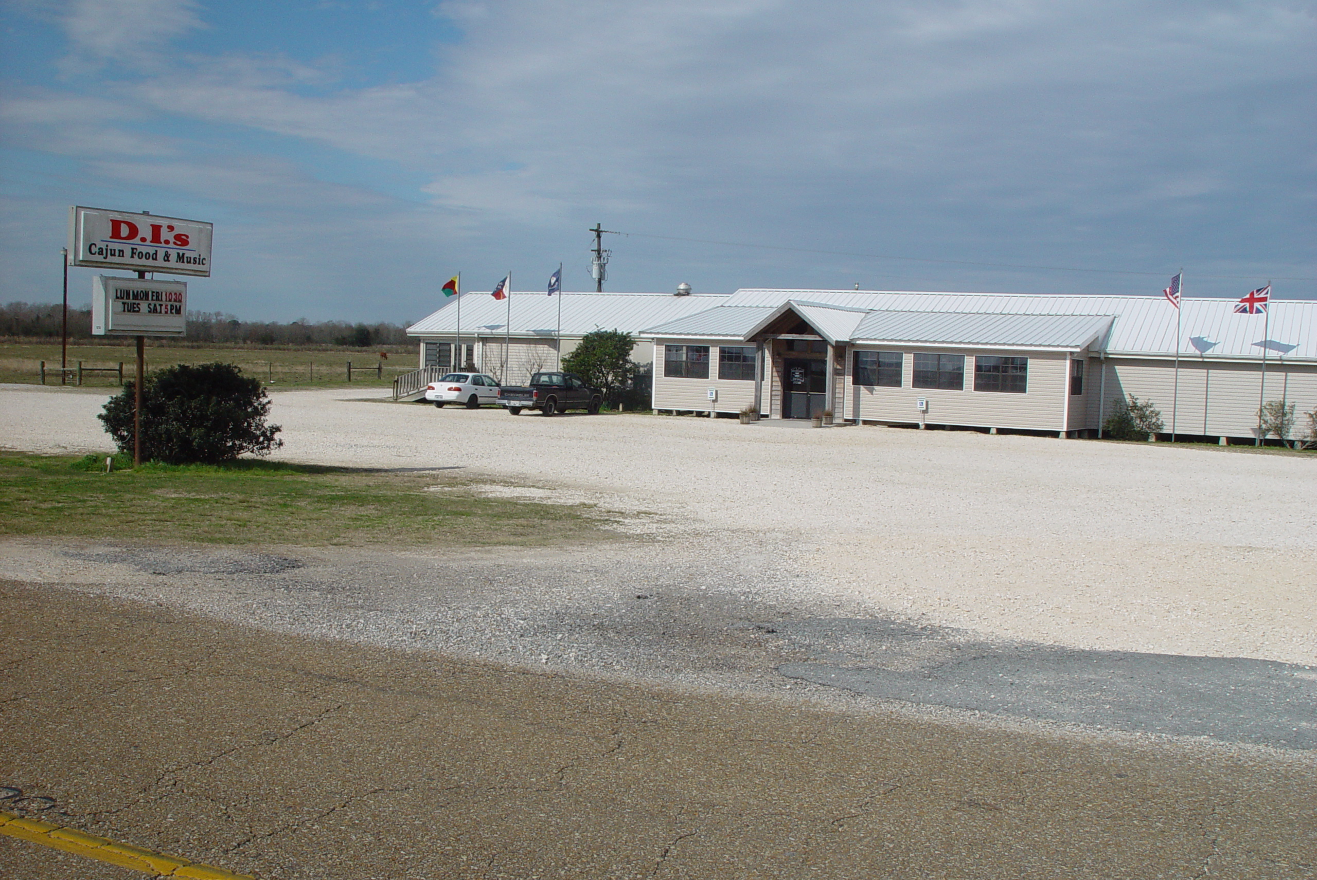 WE ATE AND DANCED AT DIS  WHICH WAS IN THE MIDDLE OF NOWHERE