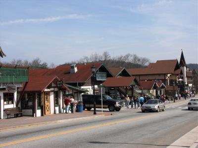 Main street shops