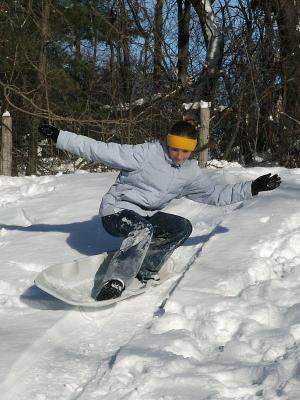 Snow boarding