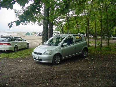 My car at Bifue campgrounds