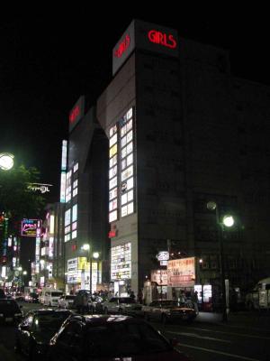 The Girls building, one of many in Susukino