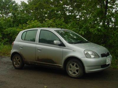Toyota Vitz (my car in Hokkaido)